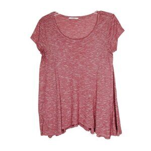 Acemi - Rose/White Short Sleeve Swing Top - Med